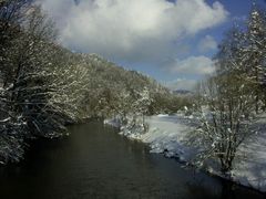 Winterstimmung an der Wiese bei Maulburg