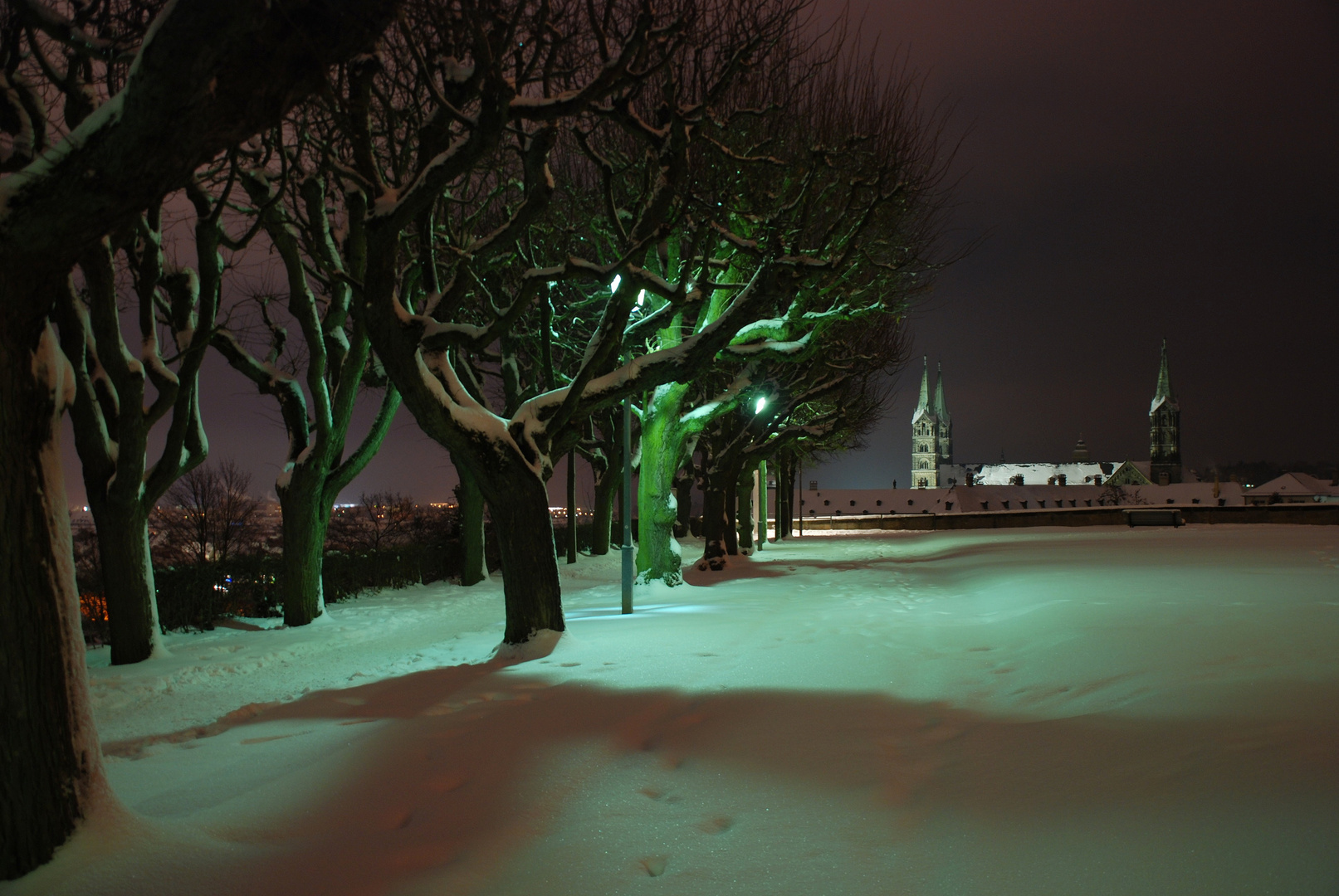 Winterstimmung auf der Michaelsberger Terrasse