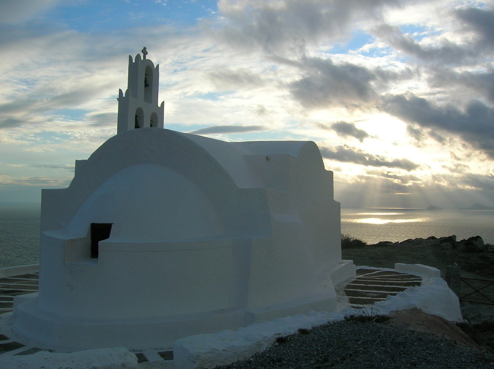 Winterstimmung auf Santorini