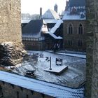 Winterstimmung auf Schlossburg Solingen