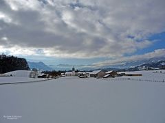 "Winterstimmung bei Agathazell kurz vor Burgberg und Sonthofen 1"