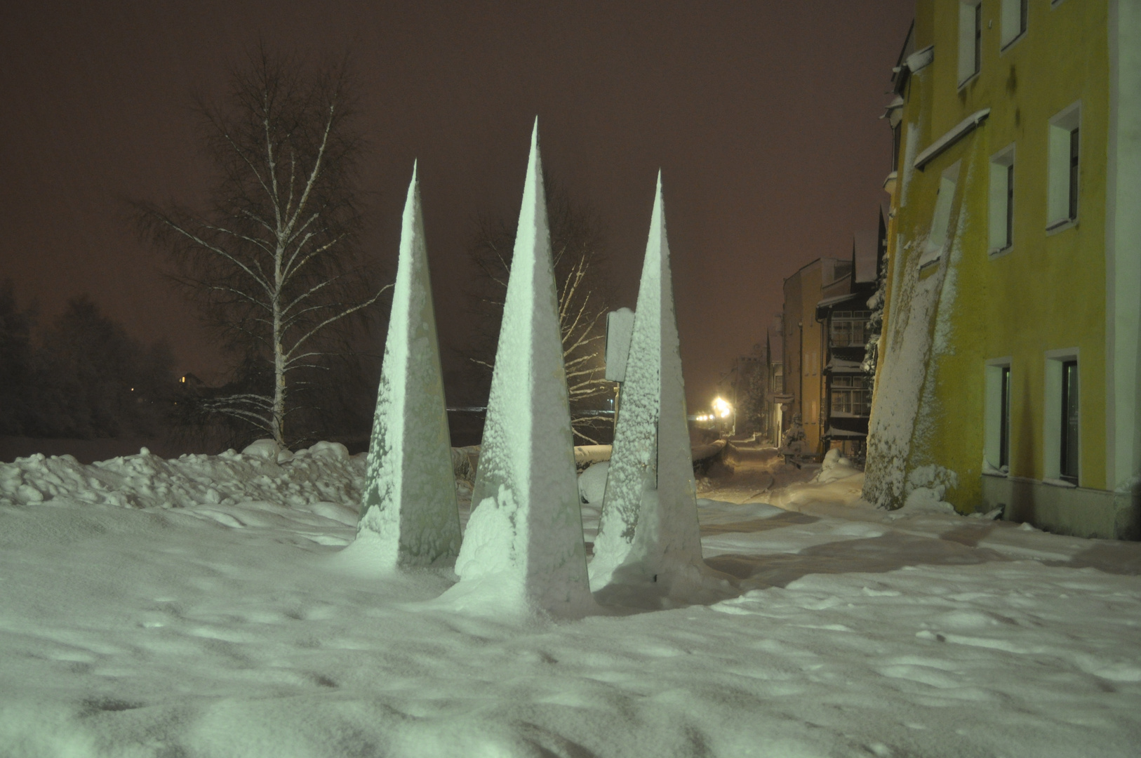 Winterstimmung bei Nacht