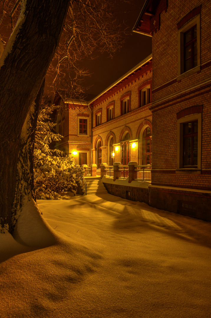 Winterstimmung bei Nacht