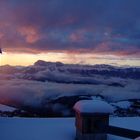 Winterstimmung bei Sonnenuntergang