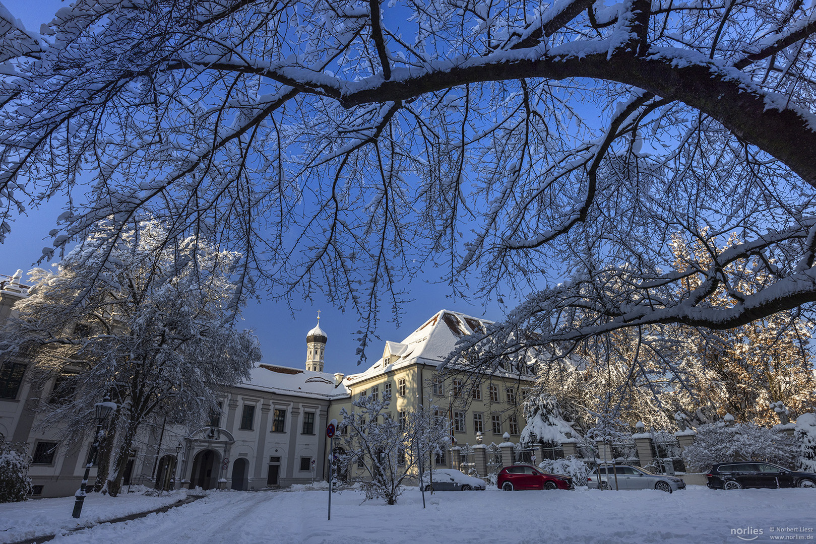 Winterstimmung beim Fronhof