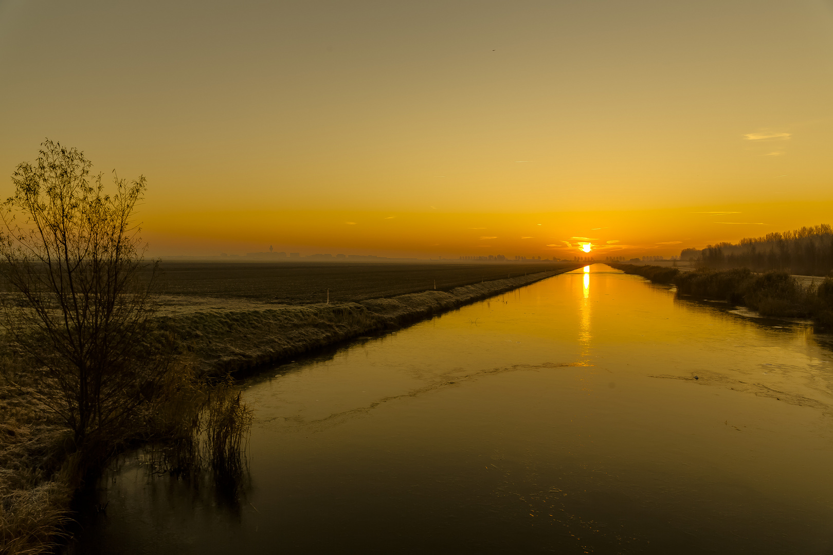 Winterstimmung beim Sonnenaufgang