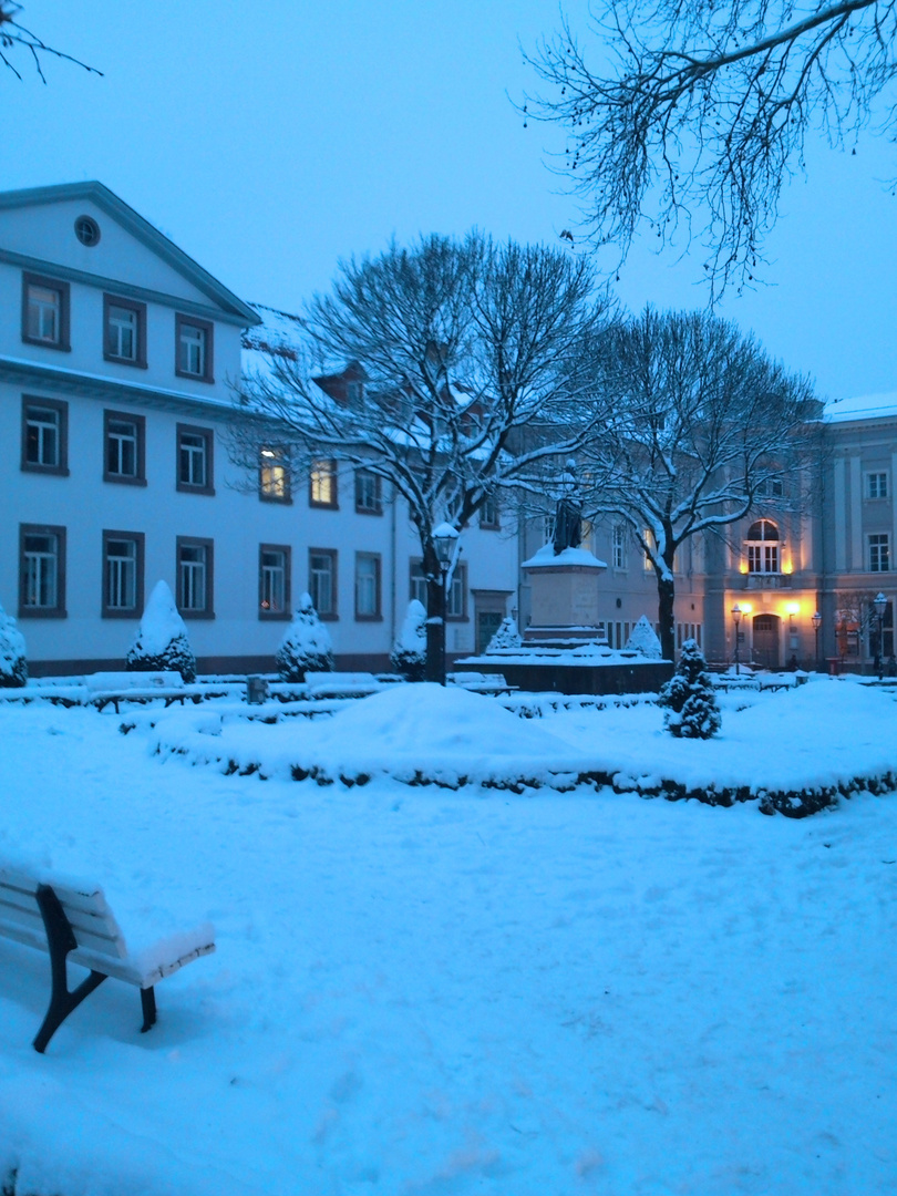 Winterstimmung Göttingen 2010 (d), Wilhelmsplatz