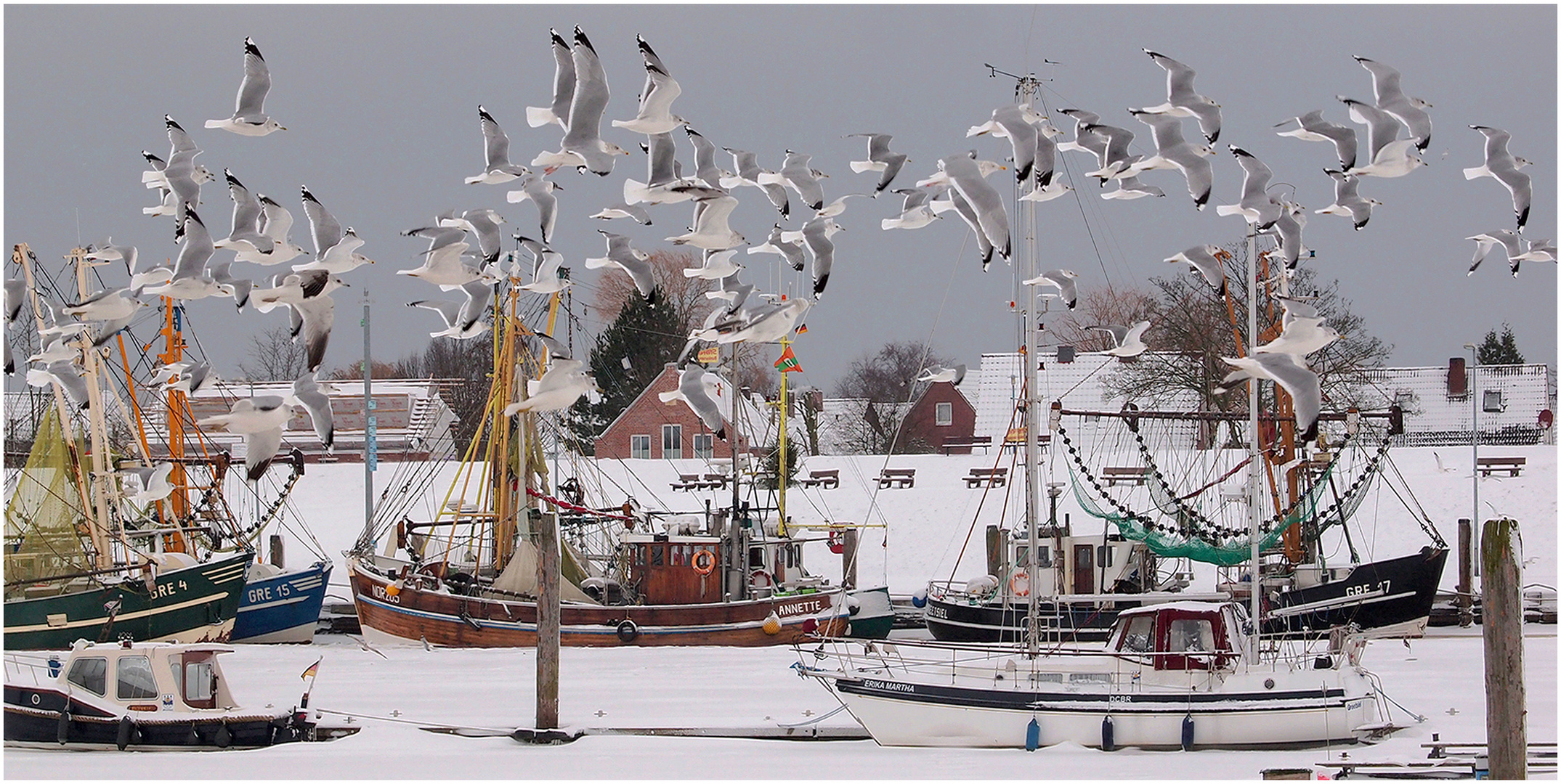 Winterstimmung, Greetsiel, Ostfriesland