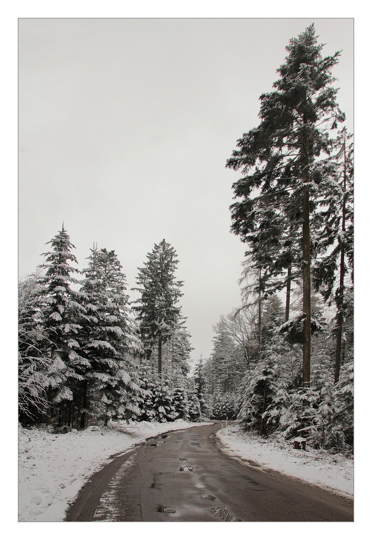 Winterstimmung im Schwäbischen Wald