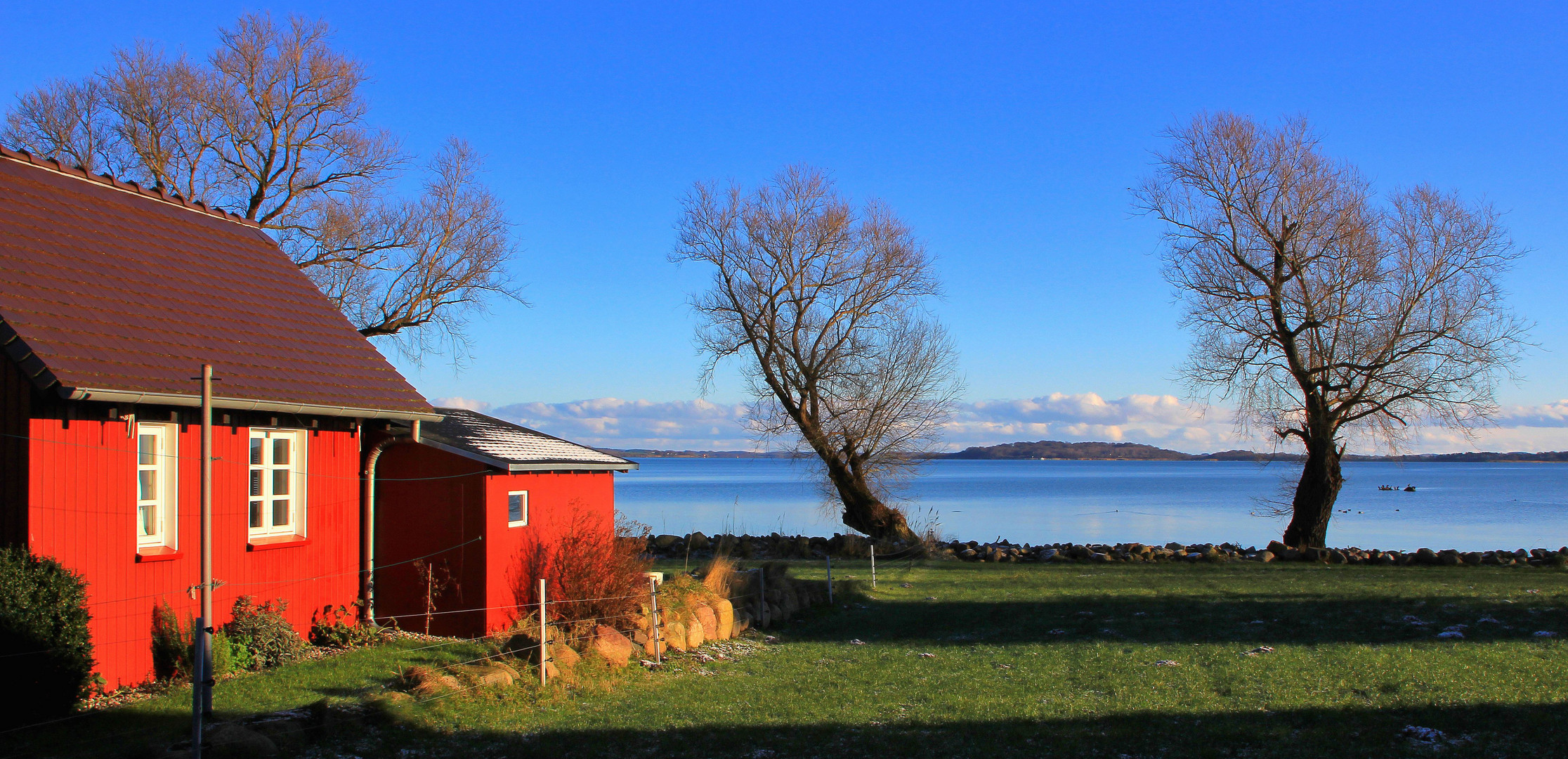 Winterstimmung in Neukamp / Rügen