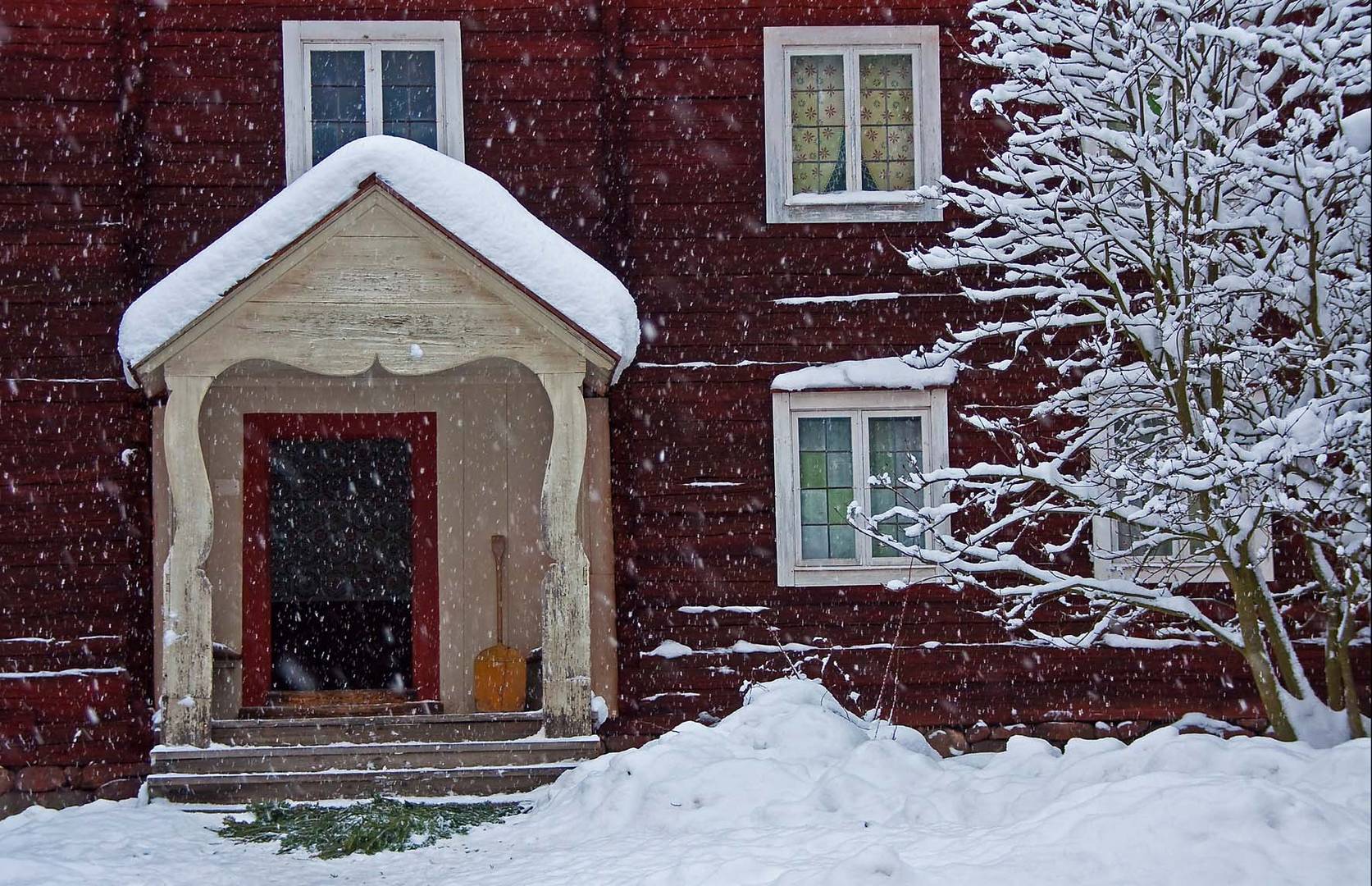 Winterstimmung in Skansen