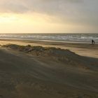 Wintersturm an der belgischen Nordseeküste