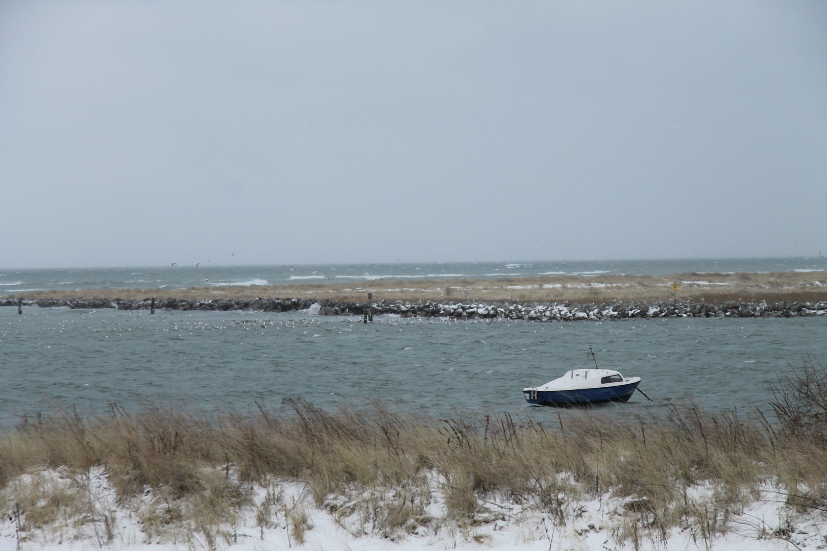 Wintersturm auf der Ostsee