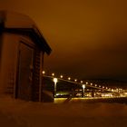 Wintersturm bei Nacht