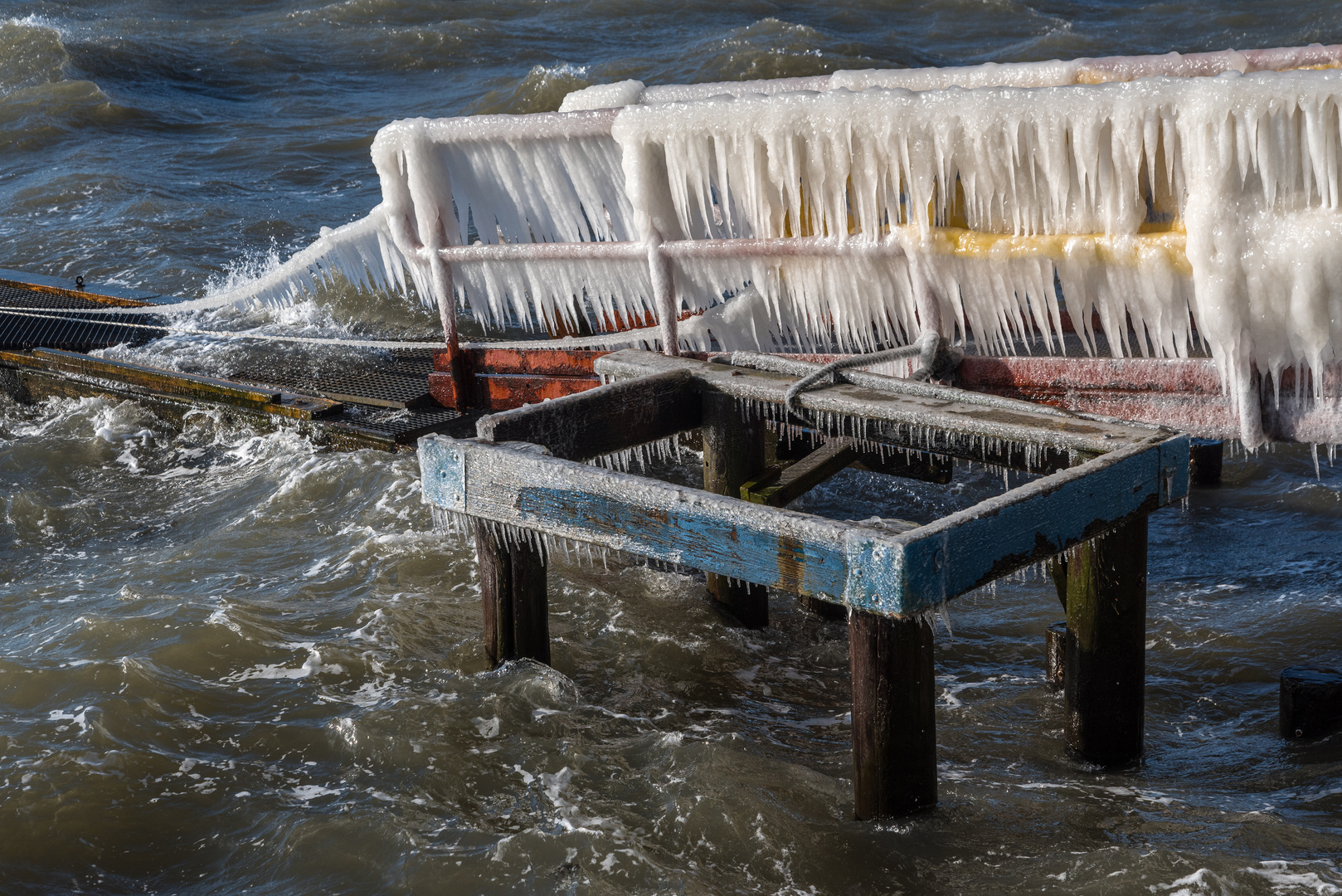 Wintersturm in Eckernförde