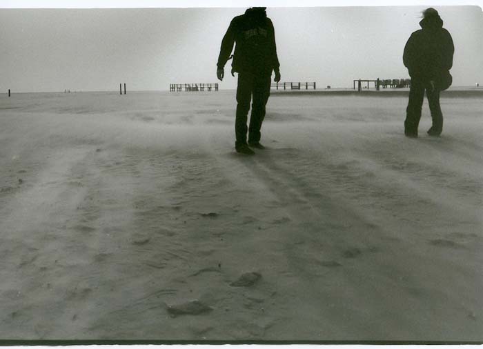 Wintersturm in St. Peter Ording