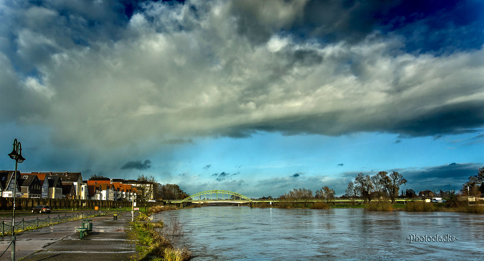 Wintersturmwolken