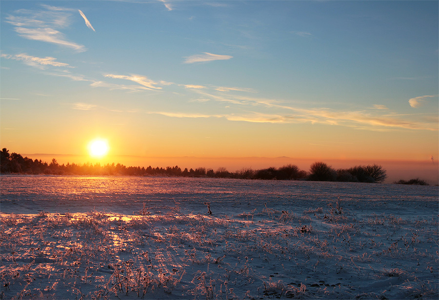 Wintersunset von loethi 