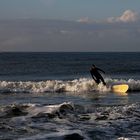 Wintersurfen vor Westerland