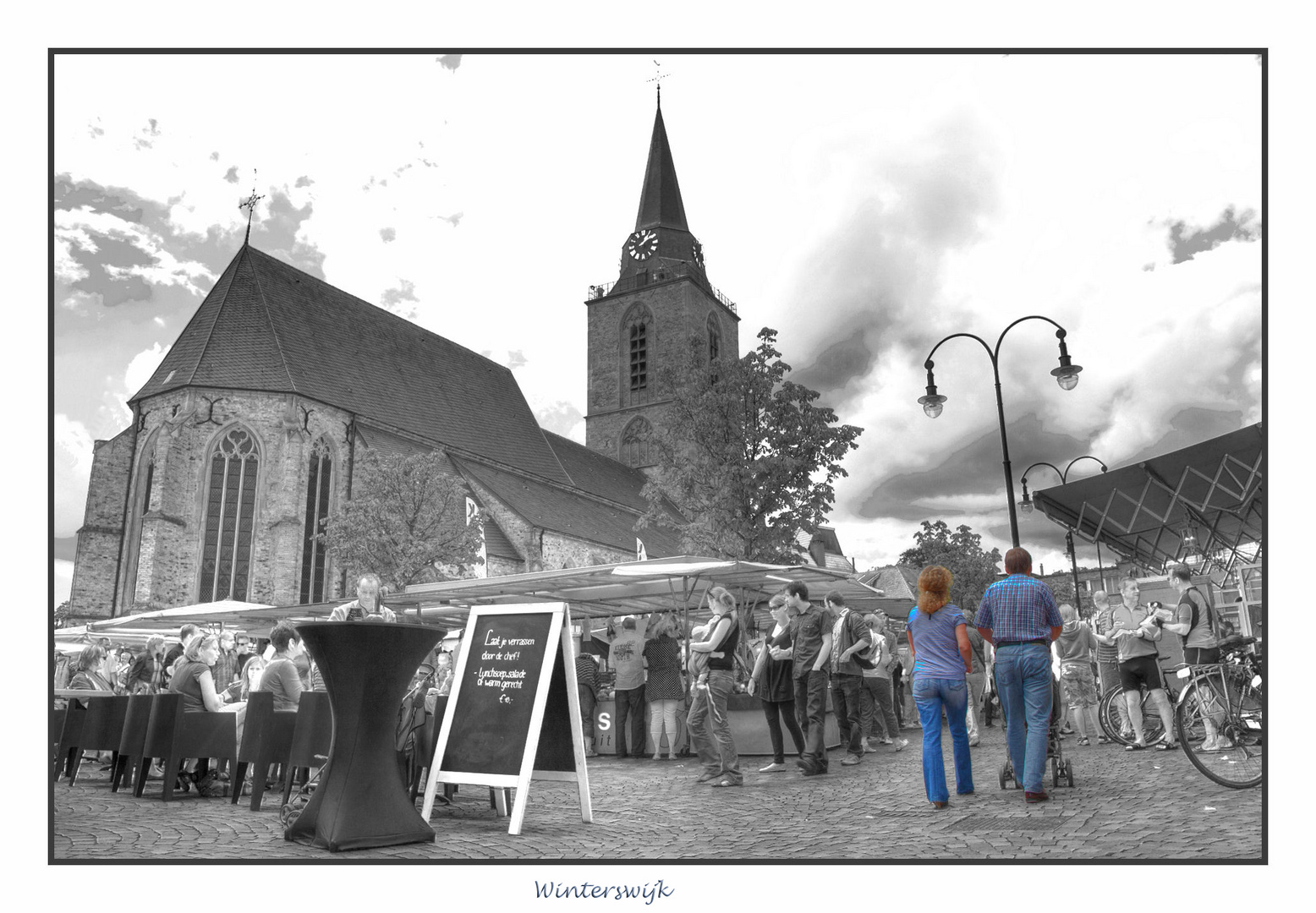 Winterswijk , HDR , Marktplatz ,Kirchhof ,