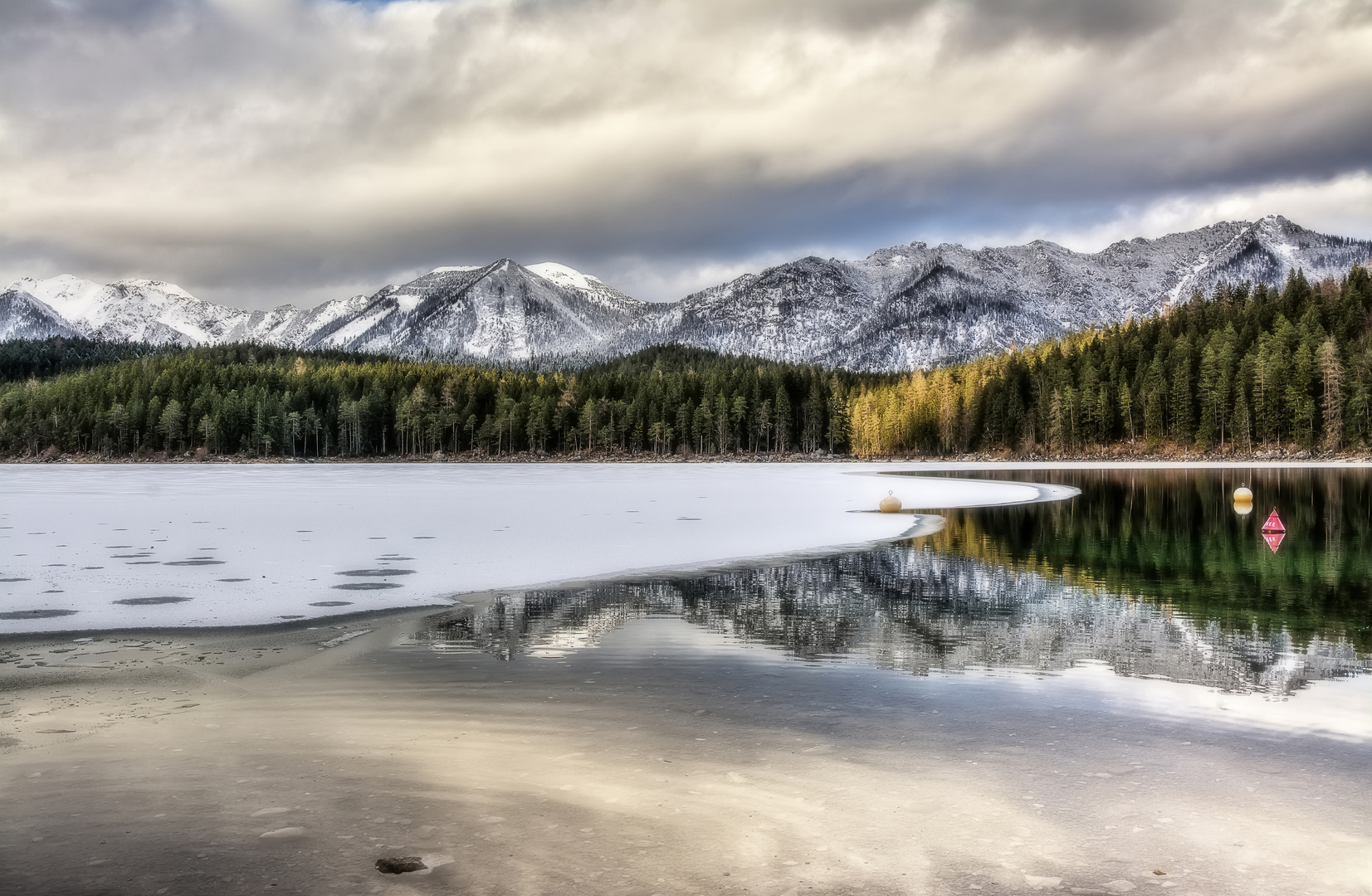 Wintertag am Eibsee