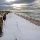 Wintertag am Leuchtturm auf dem Darß