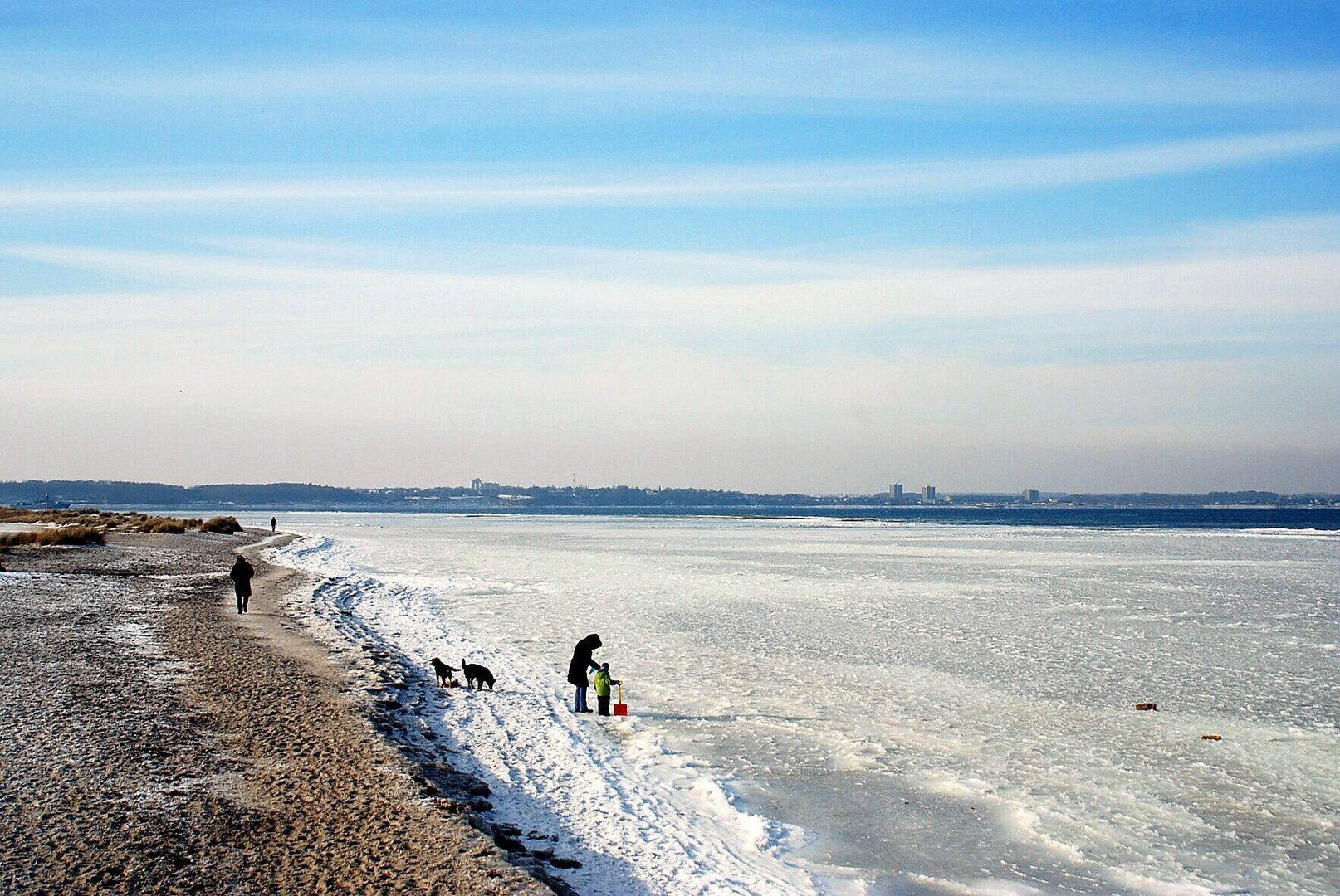 Wintertag am Ostseestrand