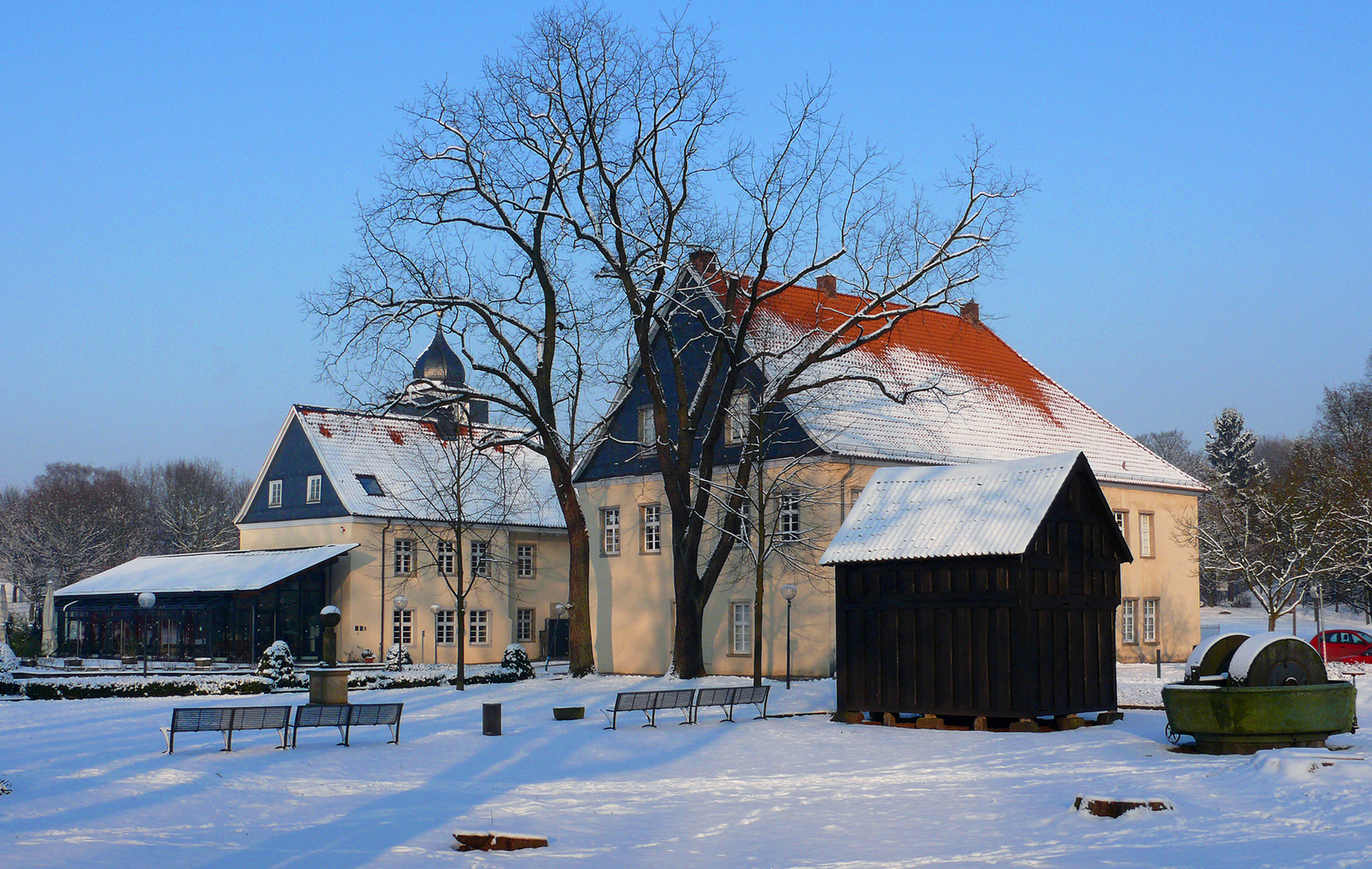Wintertag am Schloss Martfeld