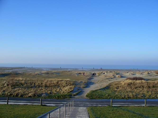 Wintertag am Strand in Norddeich