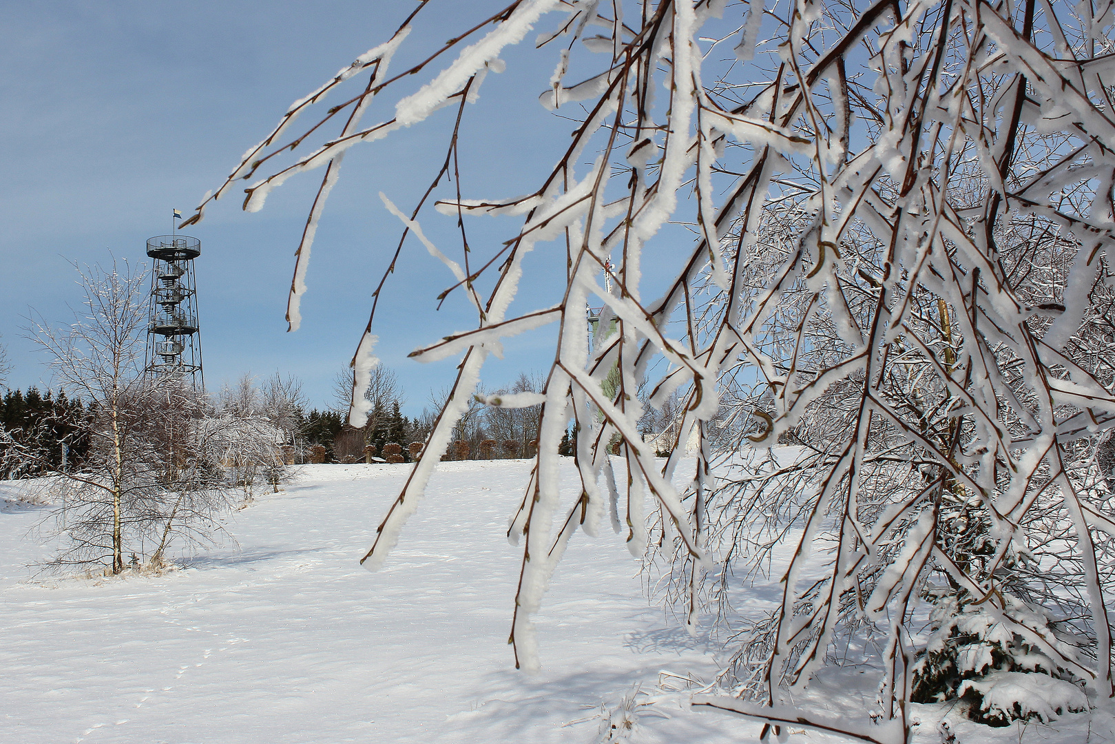 Wintertag auf der Dreibrüderhöhe