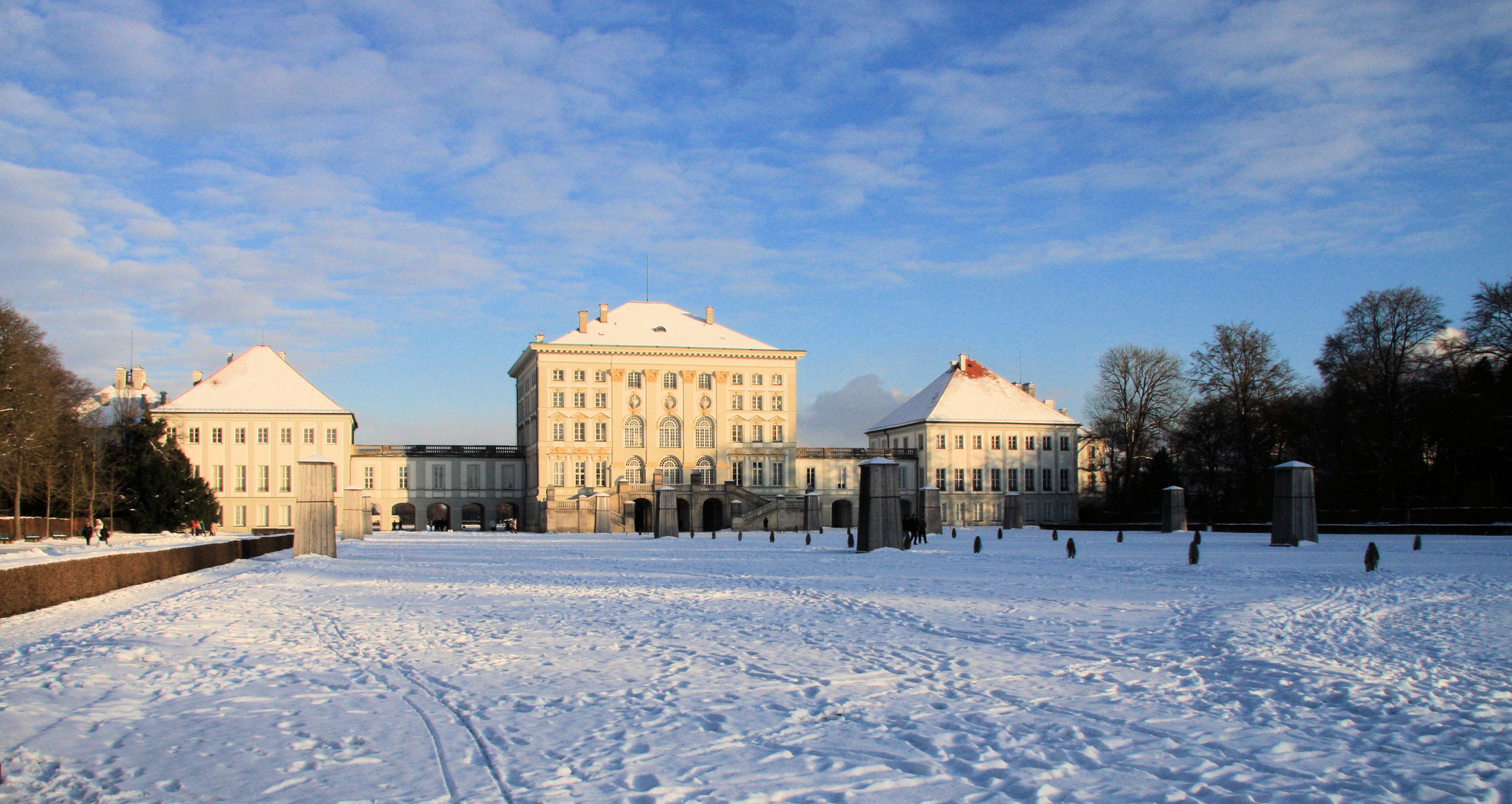 Wintertag im Schloß Nymphenburg