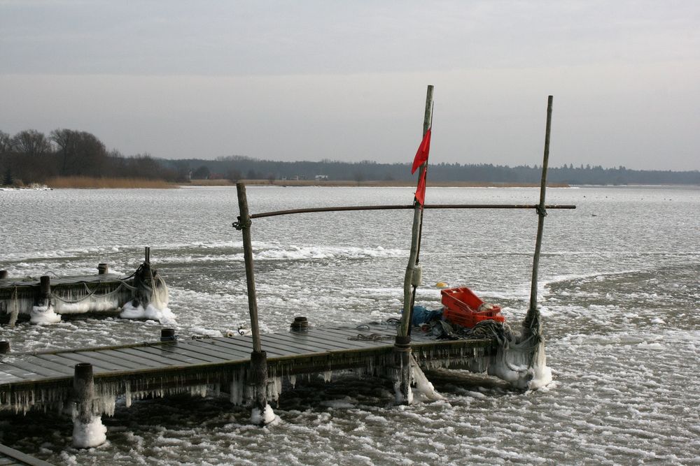 Wintertag in Kamminke am Stettiner Haff