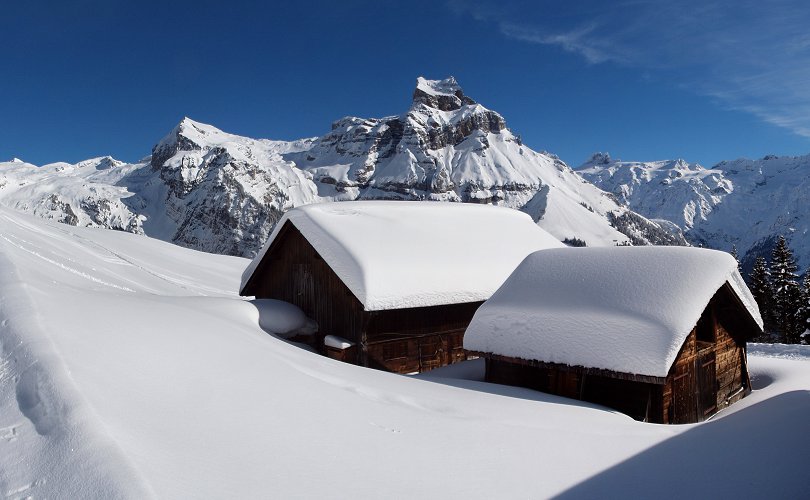 Wintertag oberhalb Engelberg