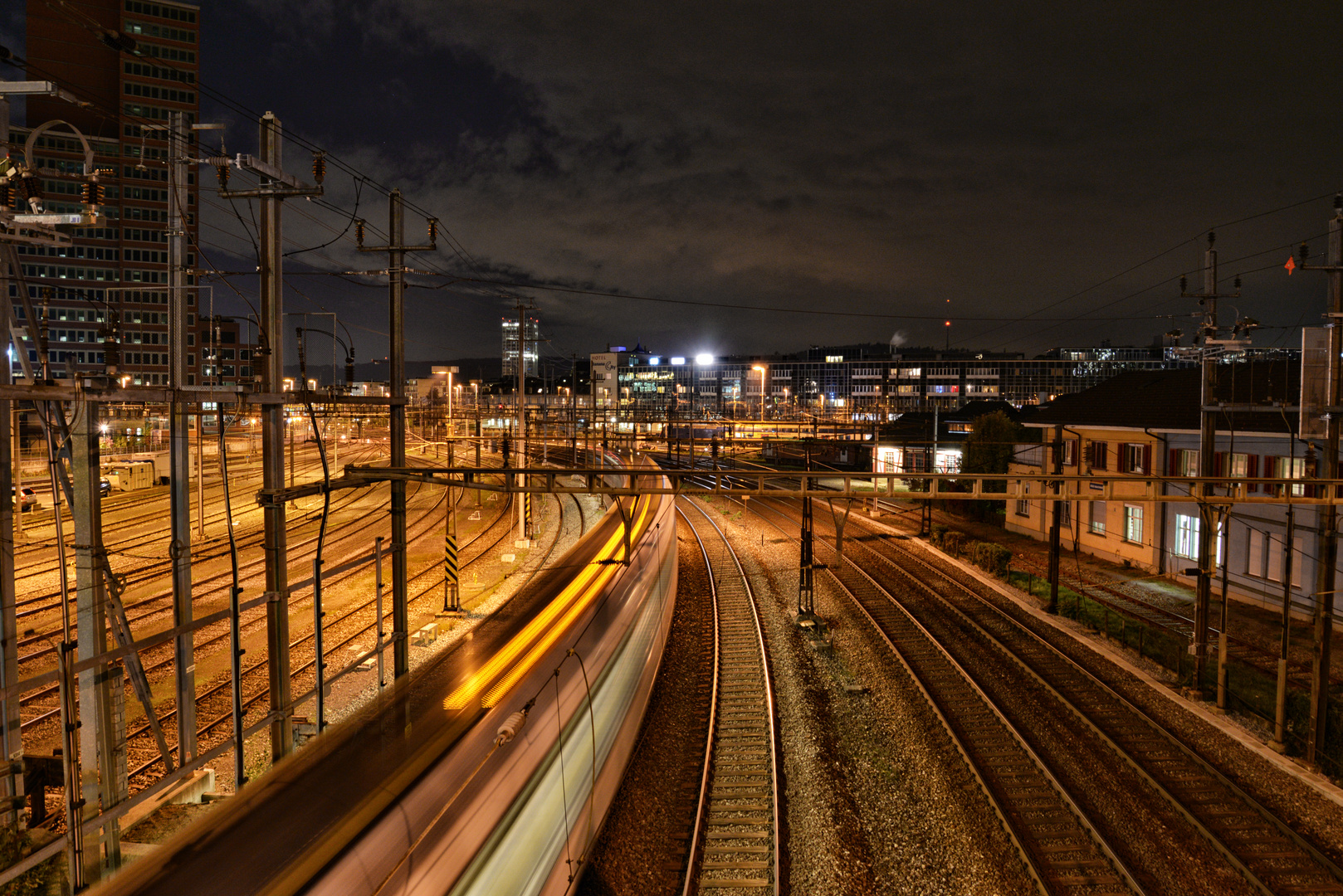 Winterthur by night