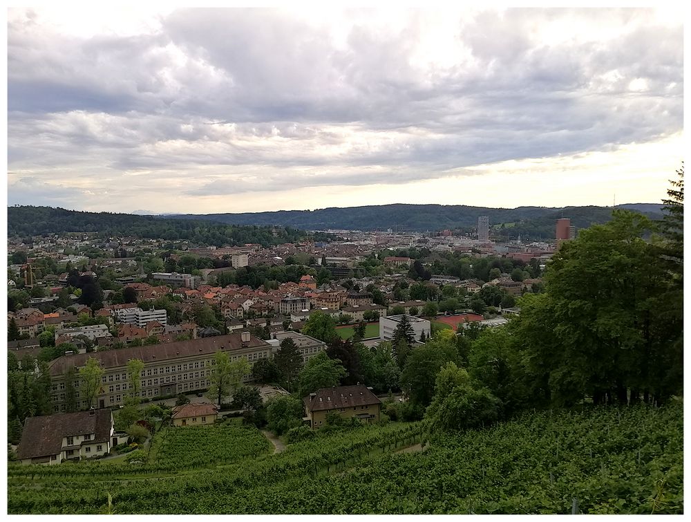 Winterthur, vom Goldenberg aus gesehen