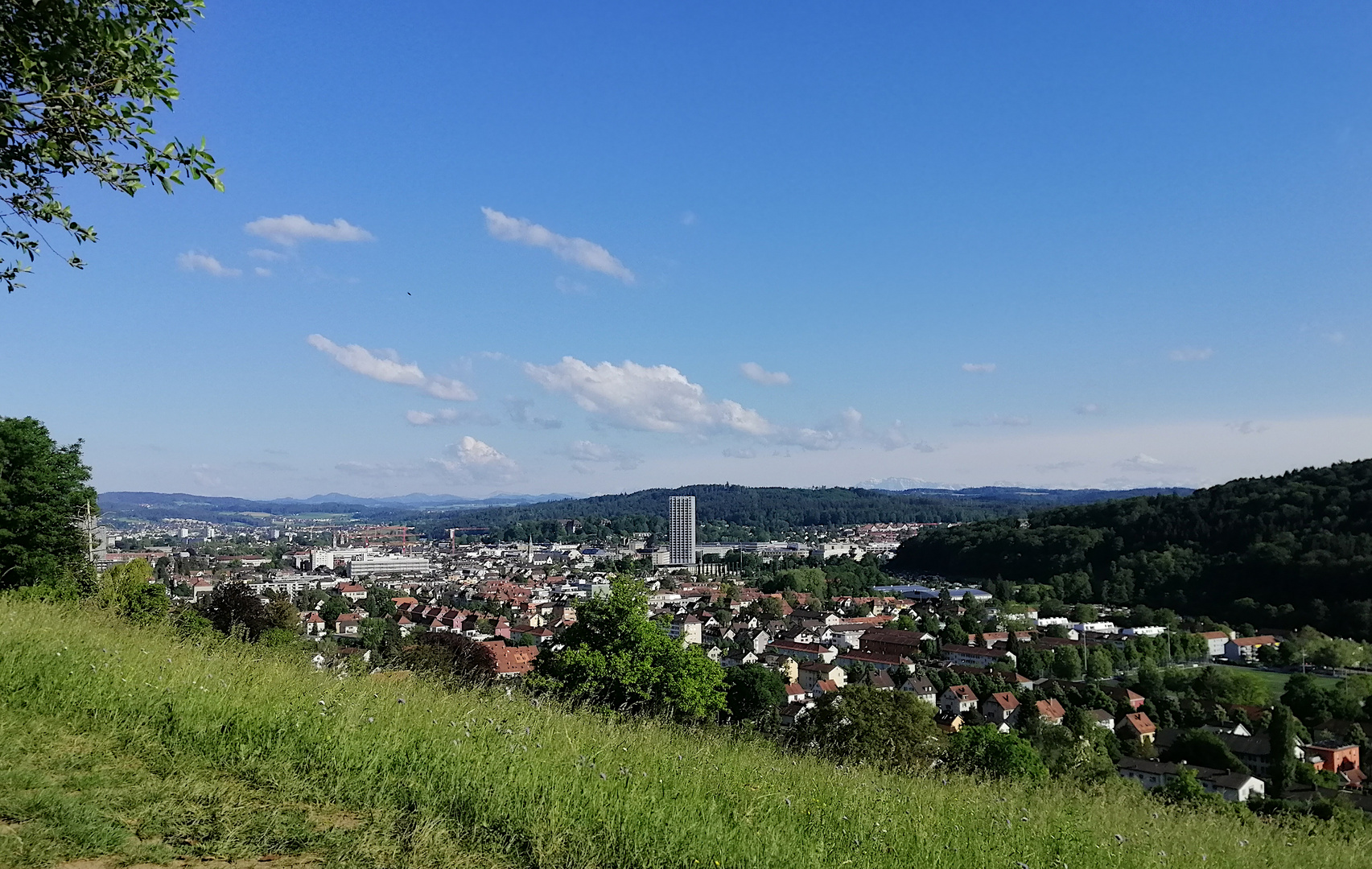 Winterthur von Nord-Westen