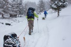 Wintertouren im Schnee