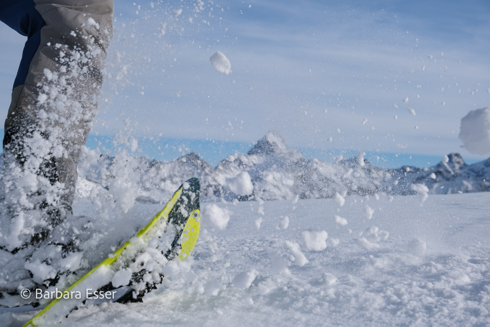 Wintertouren im Schnee