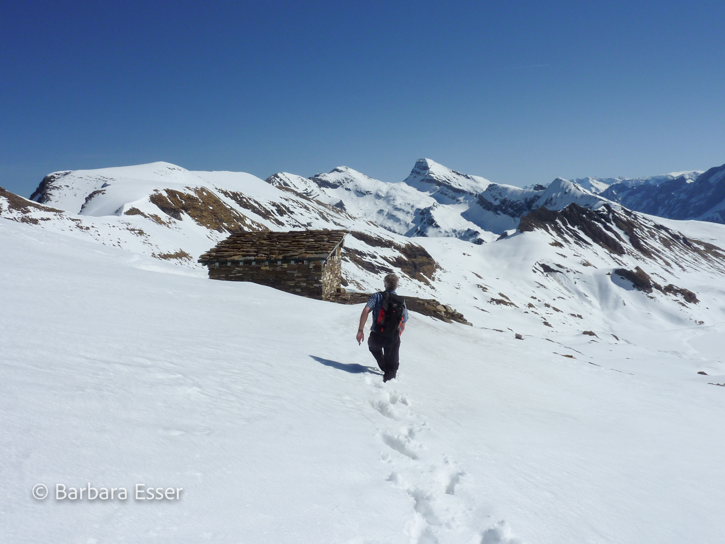 Wintertouren im Schnee