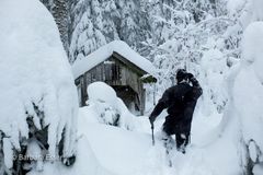 Wintertouren im Schnee