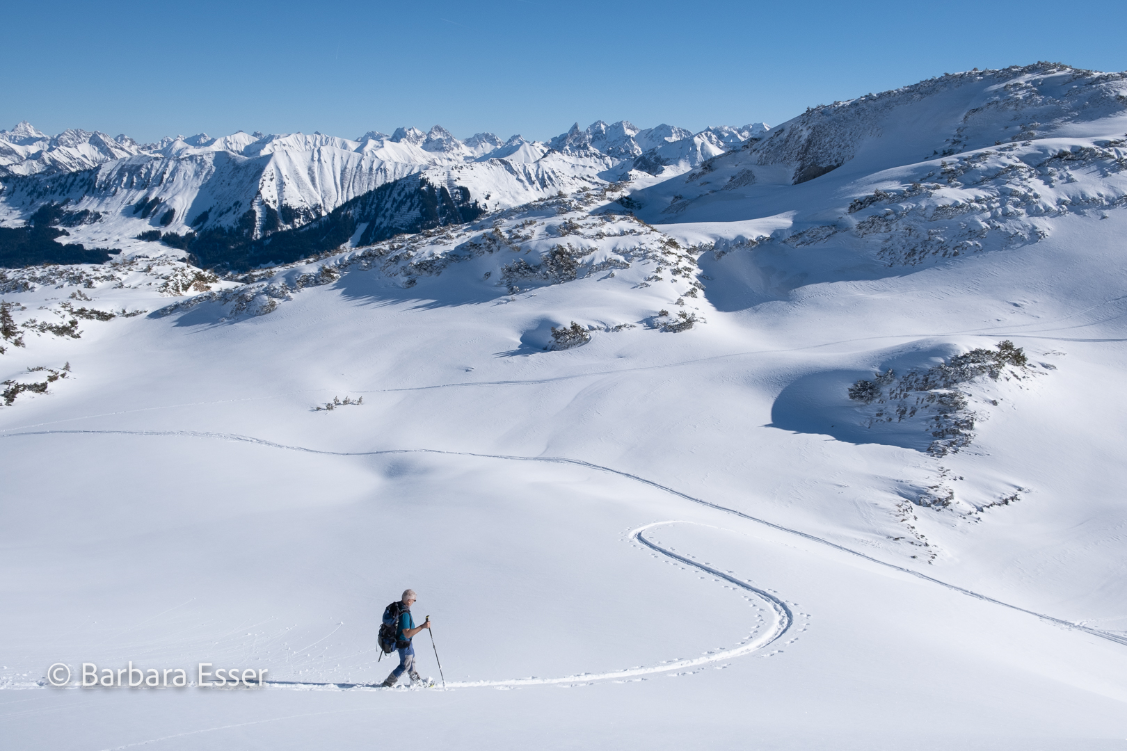 Wintertouren im Schnee