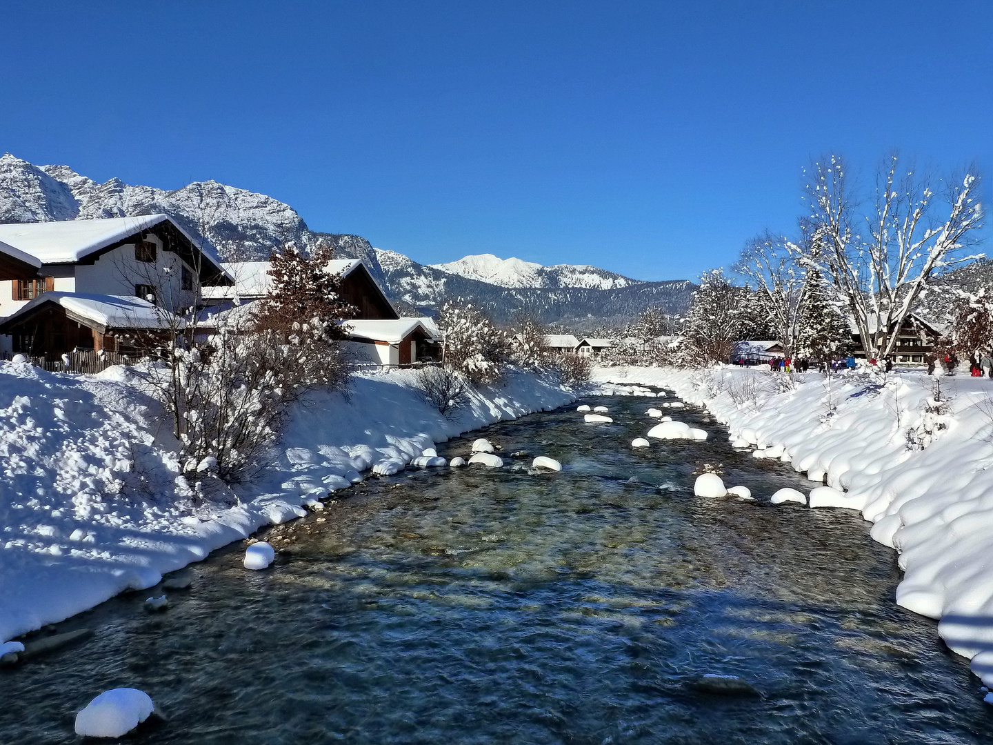 Wintertraum an der Partnach