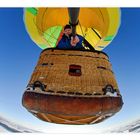 winterupgrade: Selbstportrait im Ballon