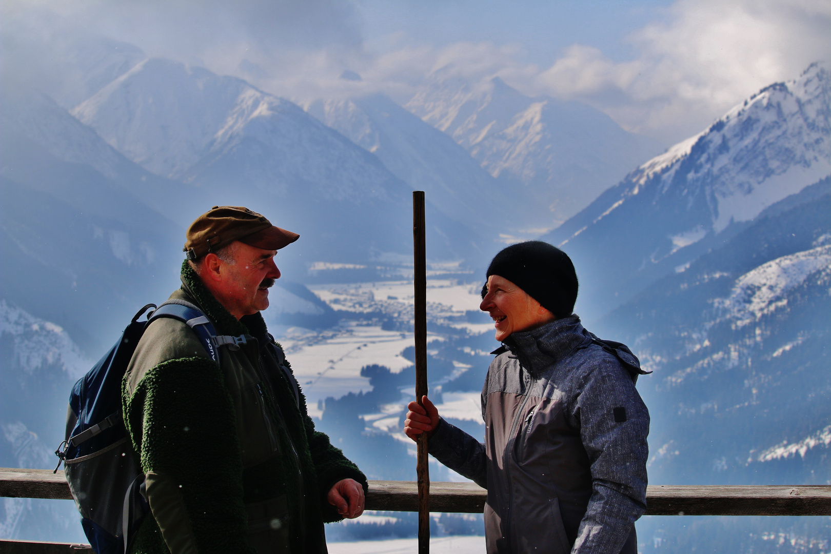 Winterurlaub Tirol/ 15 ( Zwei Thüringer treffen sich...)