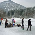 Wintervergnügen in den Bergen