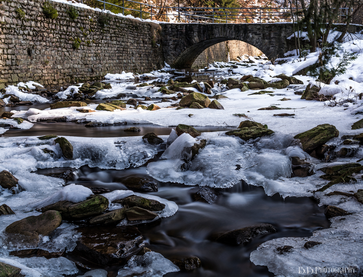 WinterWaldFluss