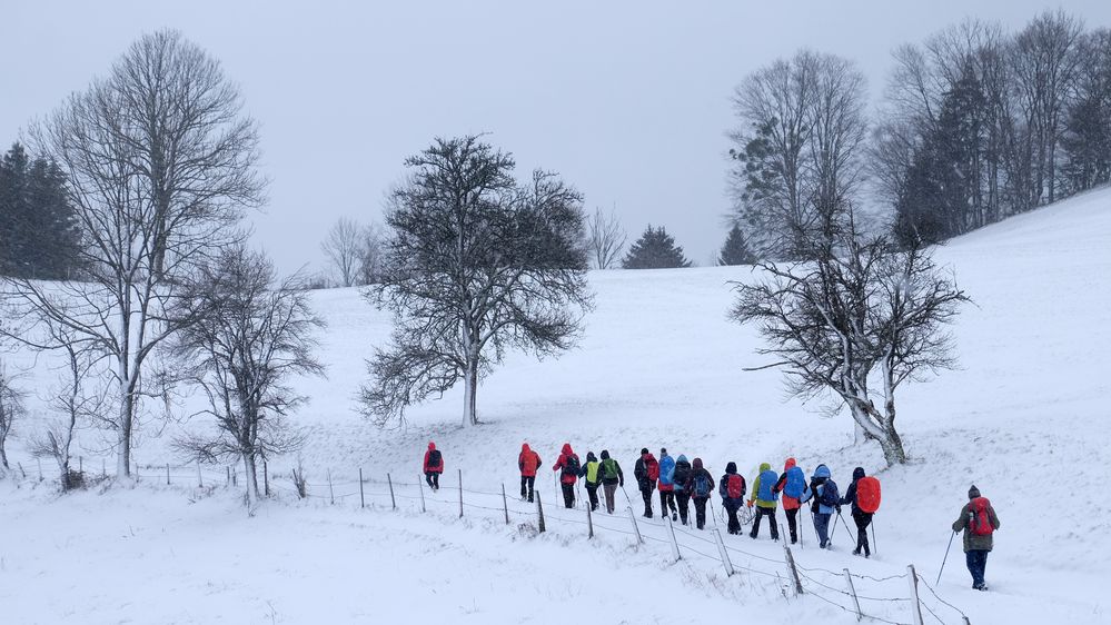 Winterwandern im Hintergebirge