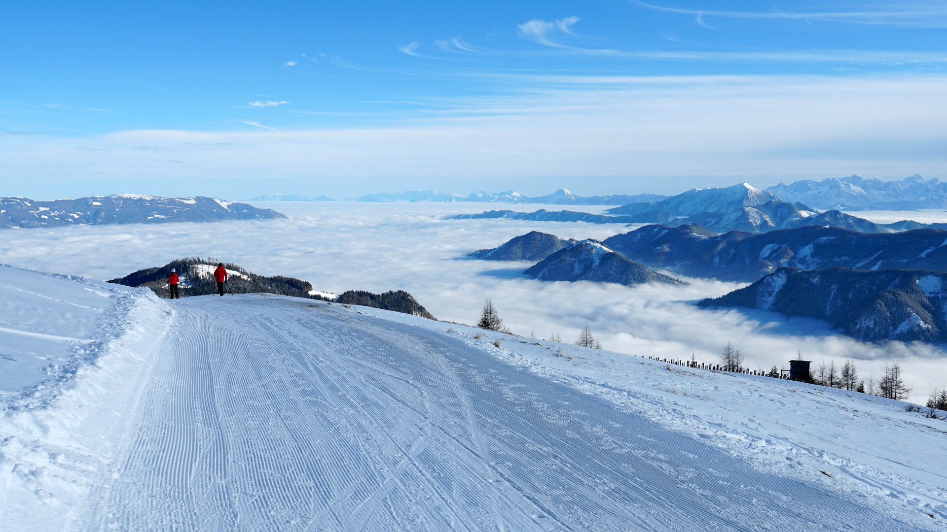 Winterwandern überm Nebel