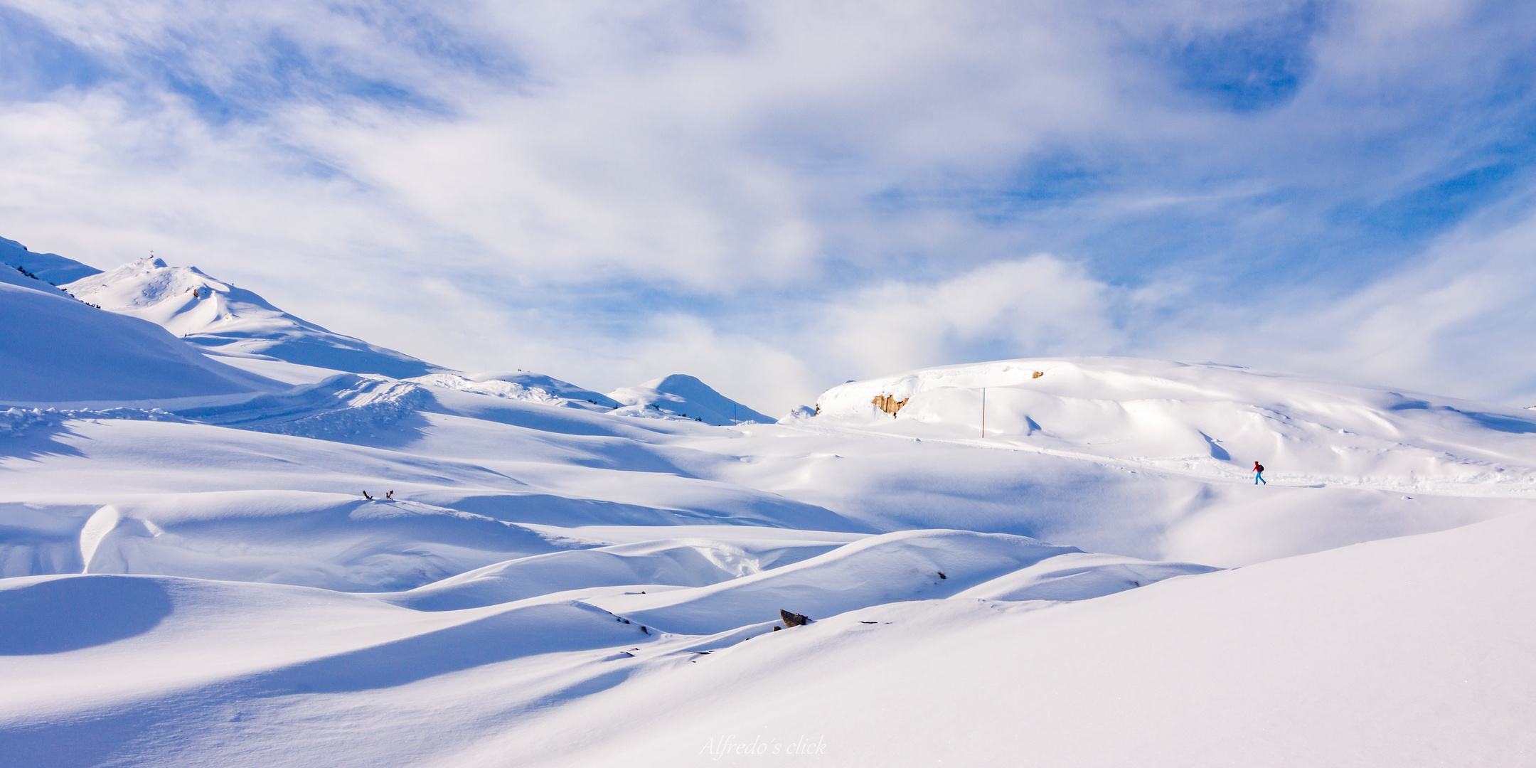 Winterwanderung zum Gipfelkreuz..