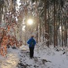 Winterwanderungsblick